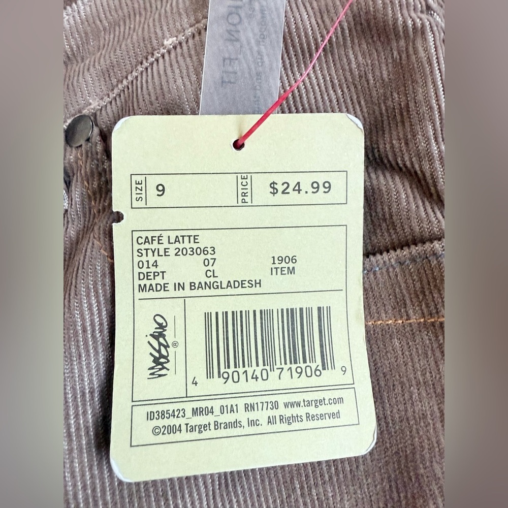 Target Mossimo Y2K Café Latte Flare Women's Corduroy’s - Picture 11 of 11